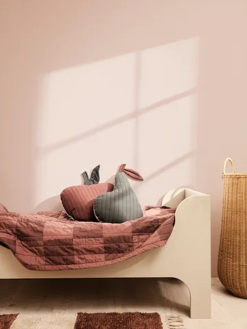 Duo quiltad κουβερλί 90x187 cm - Κόκκινοι Καφέ τόνοι - Ferm Living