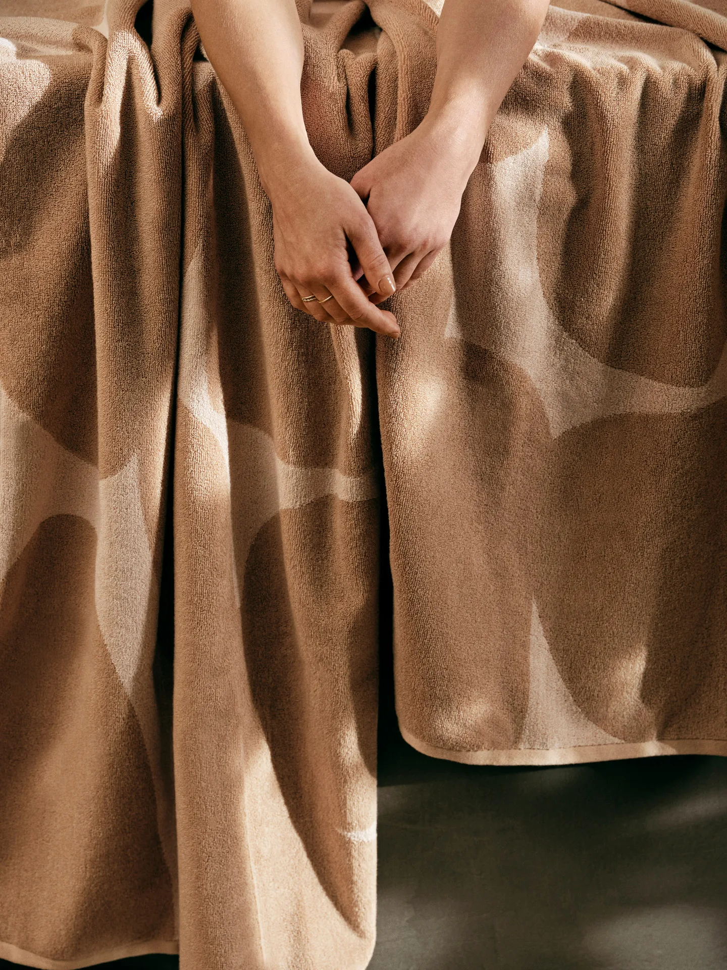 Ebb πετσέτα μπάνιου 100x150 cm, Sand, off-white Ferm Living