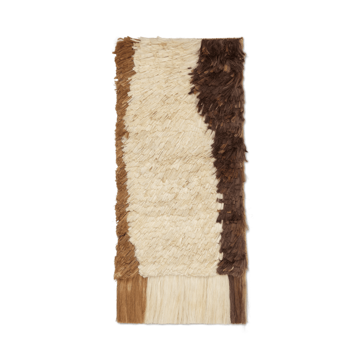 Edge Wall Rug ταπισερί 50x110 cm - Ανοιχτό καφέ-κρεμ - ferm LIVING