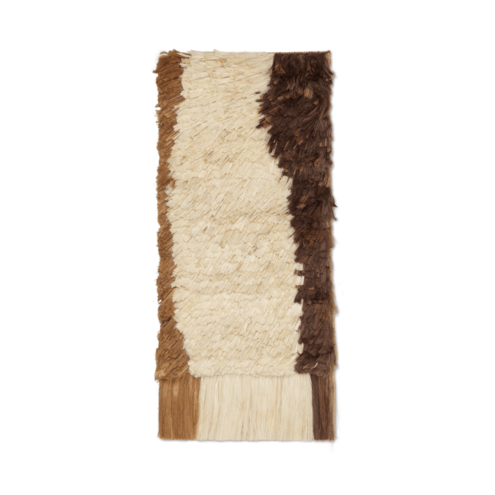 Edge Wall Rug ταπισερί 50x110 cm - Ανοιχτό καφέ-κρεμ - Ferm LIVING