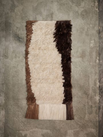 Edge Wall Rug ταπισερί 50x110 cm - Ανοιχτό καφέ-κρεμ - ferm LIVING