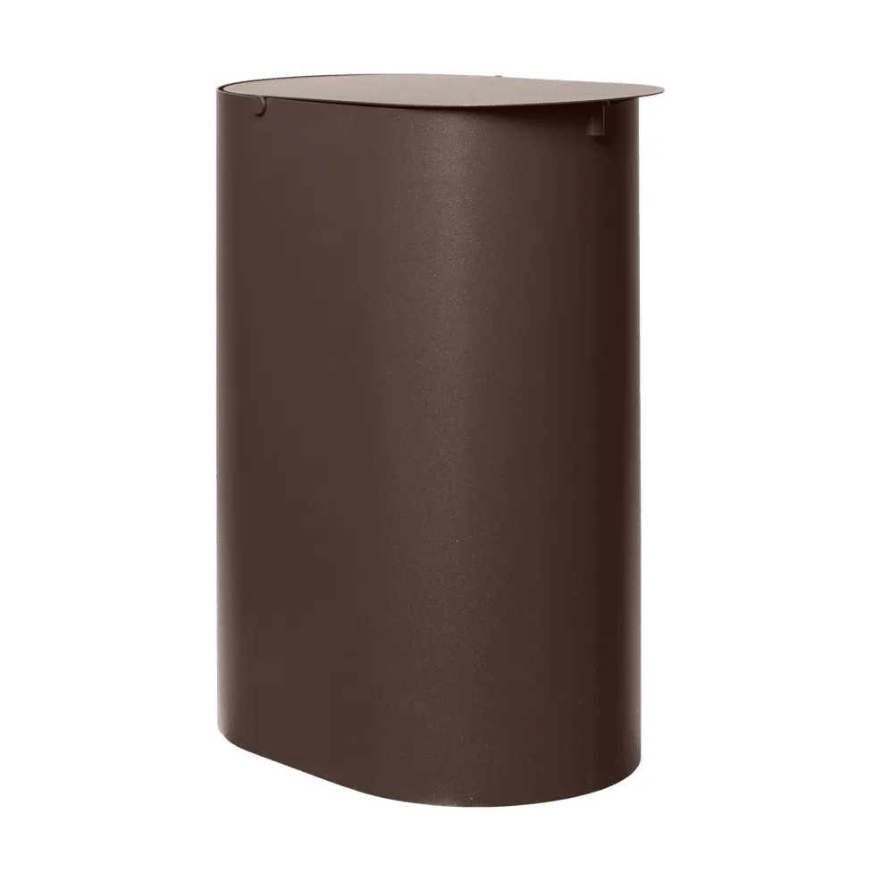 Enkel κάδος απορριμμάτων medium, Dark chocolate Ferm Living