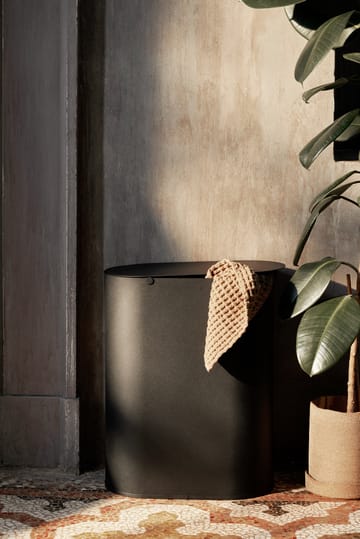 Enkel κάδος απορριμμάτων medium - Μαύρο - Ferm Living