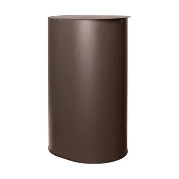 Enkel κάδος απορριμμάτων small - Dark chocolate - Ferm Living