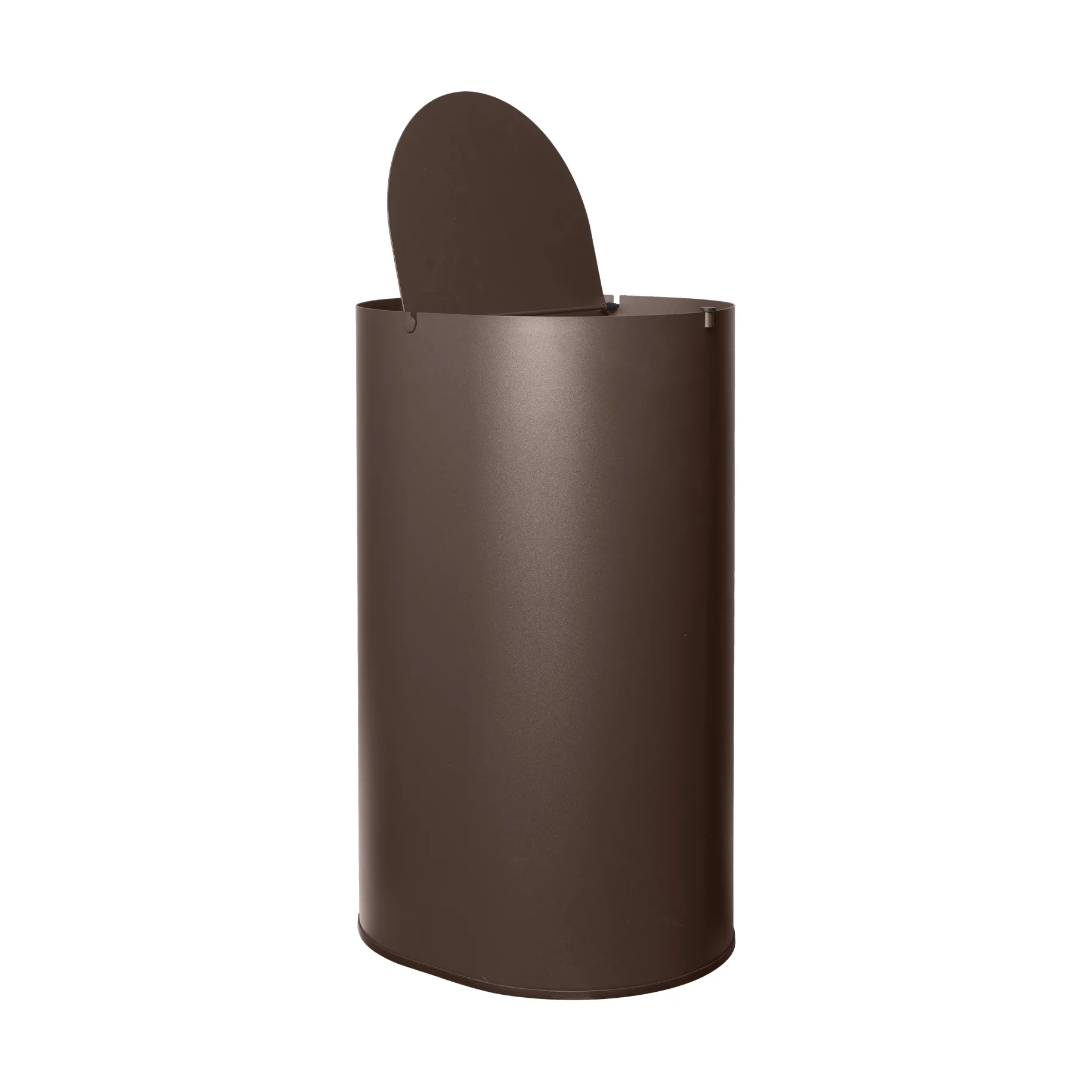 Enkel κάδος απορριμμάτων small, Dark chocolate Ferm Living