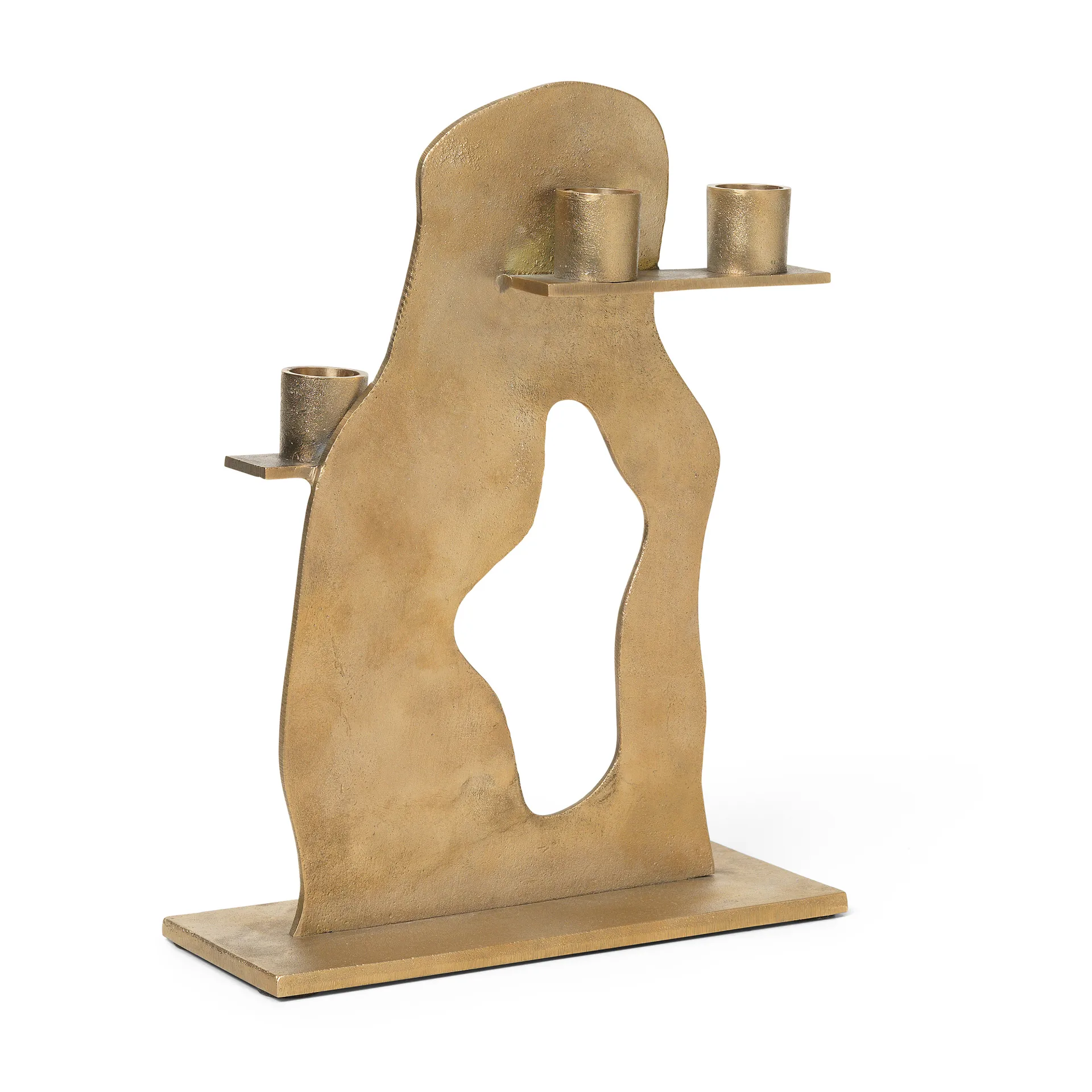 Κηροπήγια Erode 21x27x4 εκ., Ορείχαλκος Ferm Living