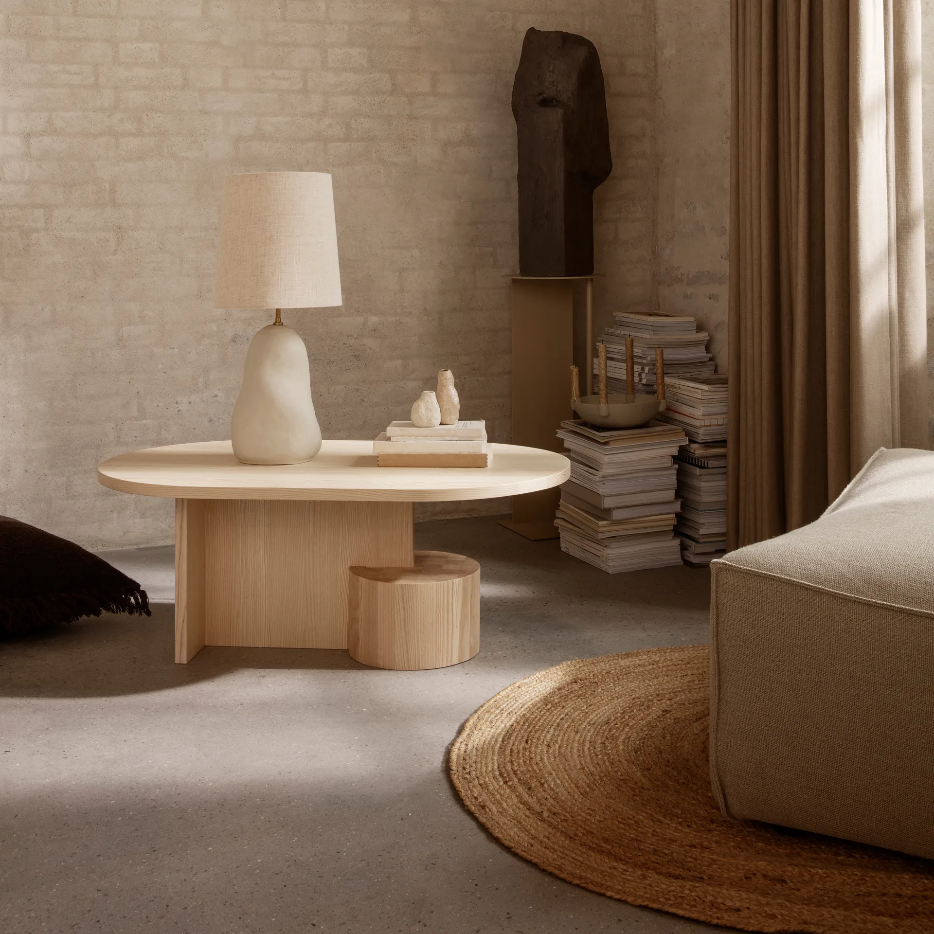 Eternal jute χαλί οβάλ μικρό, φυσικό Ferm Living