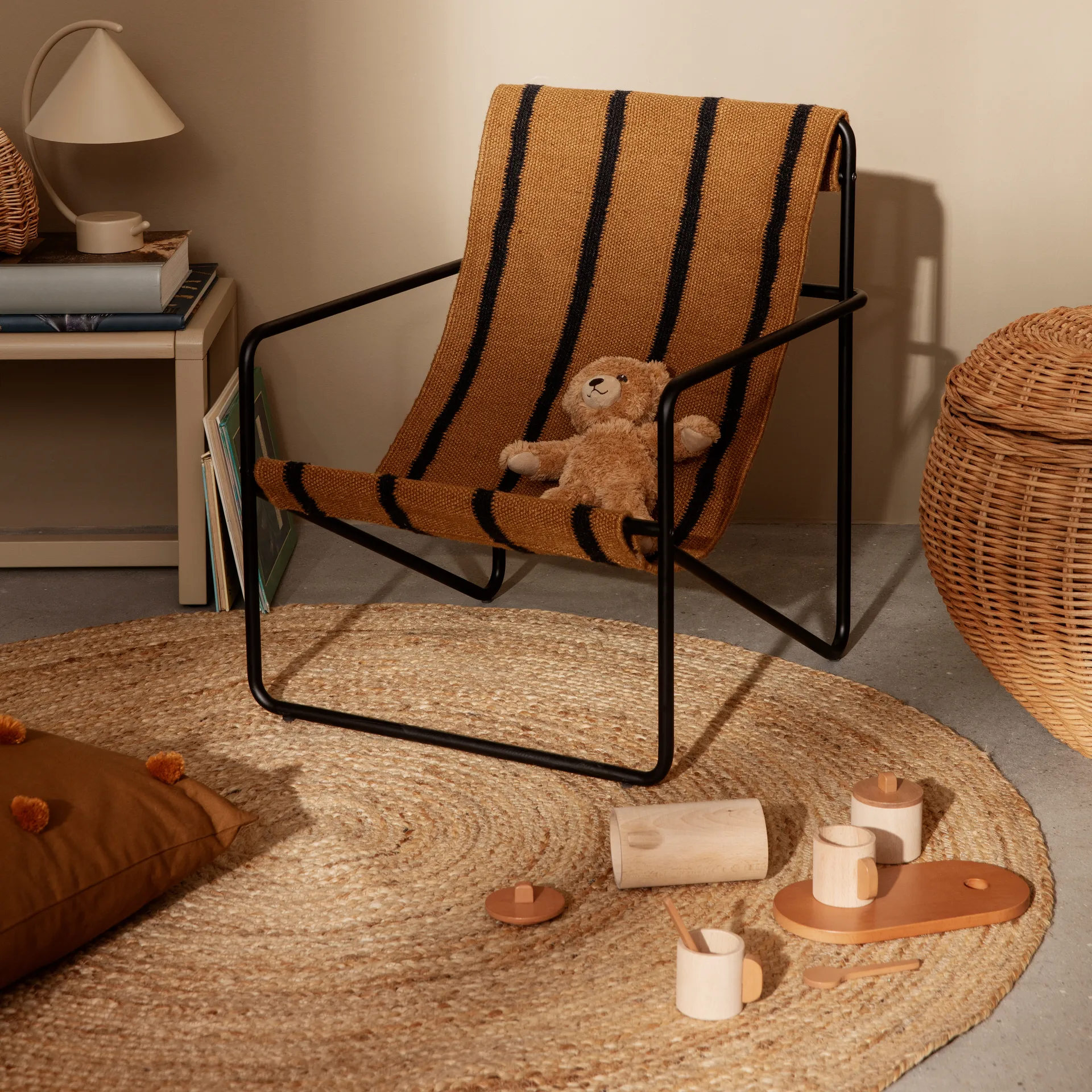 Eternal jute χαλί στρογγυλό μικρό, φυσικό Ferm Living