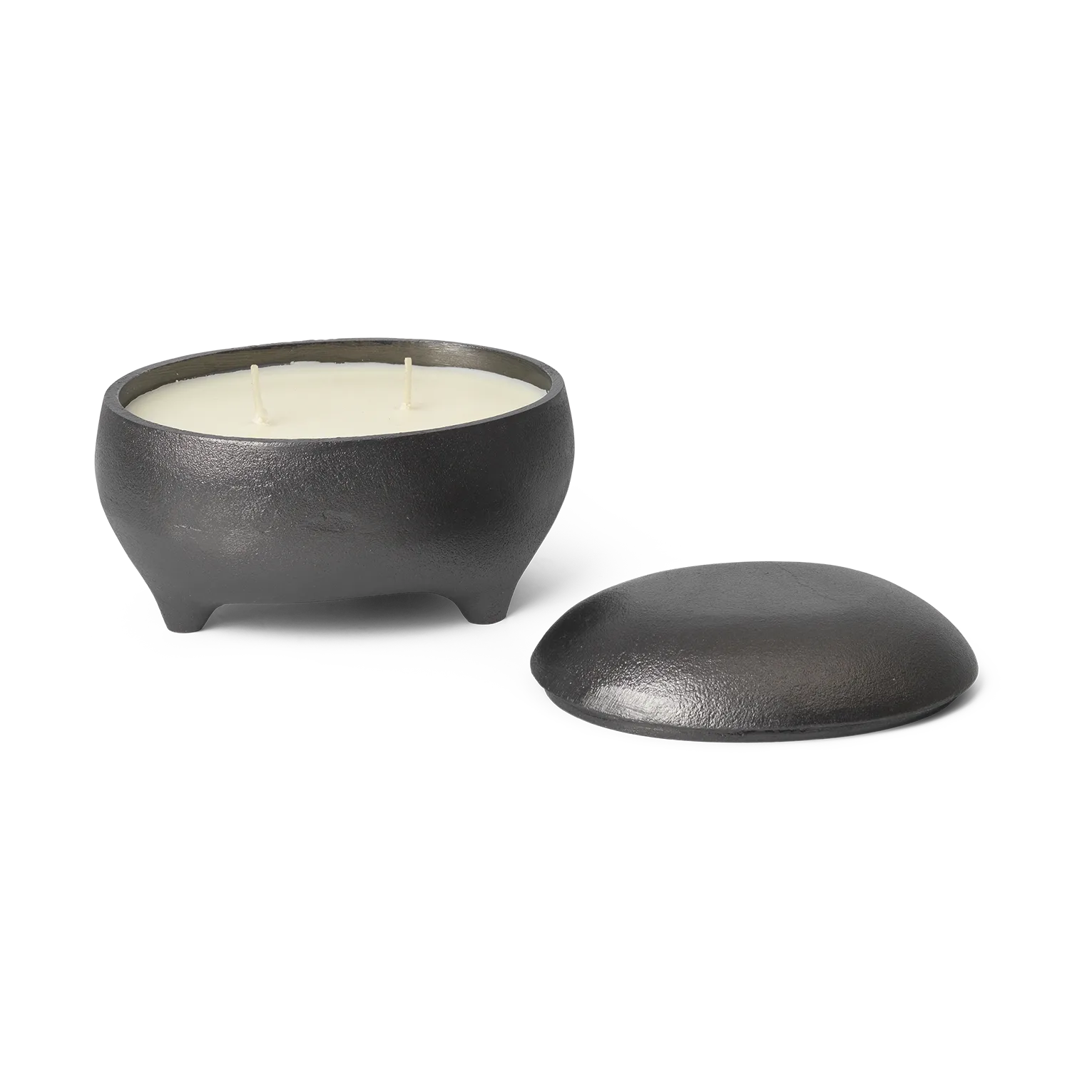 Evoke twin κερί σε βάζο, Μαυρισμένο Αλουμίνιο Ferm Living