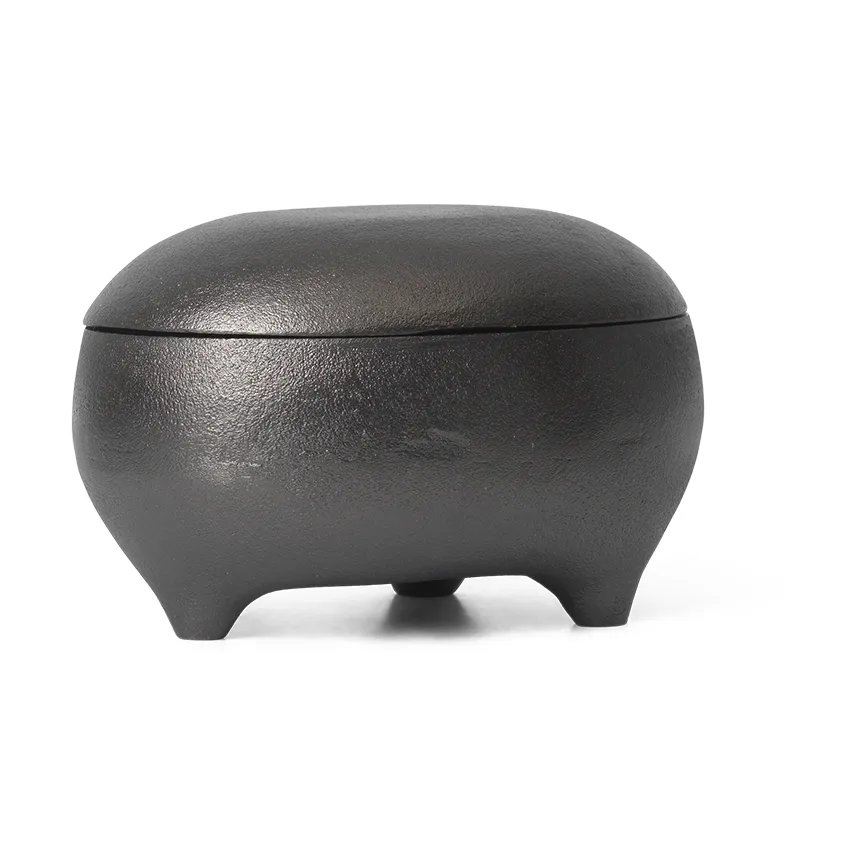 Evoke twin κερί σε βάζο, Μαυρισμένο Αλουμίνιο Ferm Living