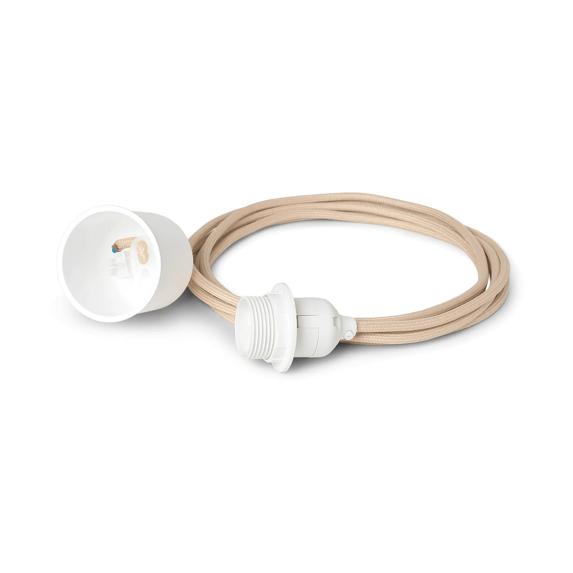Καλώδιο φωτιστικού Ferm Living υφασμάτινο 2 μ, Sand Ferm Living