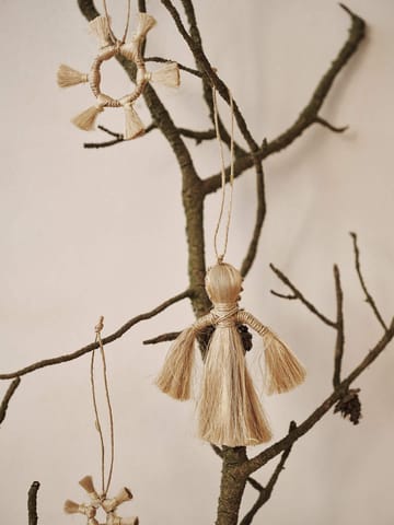 Ferm Living Jute Stars μπιχλιμπίδια 3 τεμάχια - Natural - Ferm Living