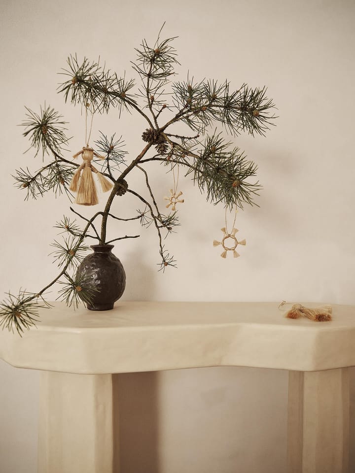Ferm Living Jute Stars μπιχλιμπίδια 3 τεμάχια, Natural Ferm Living
