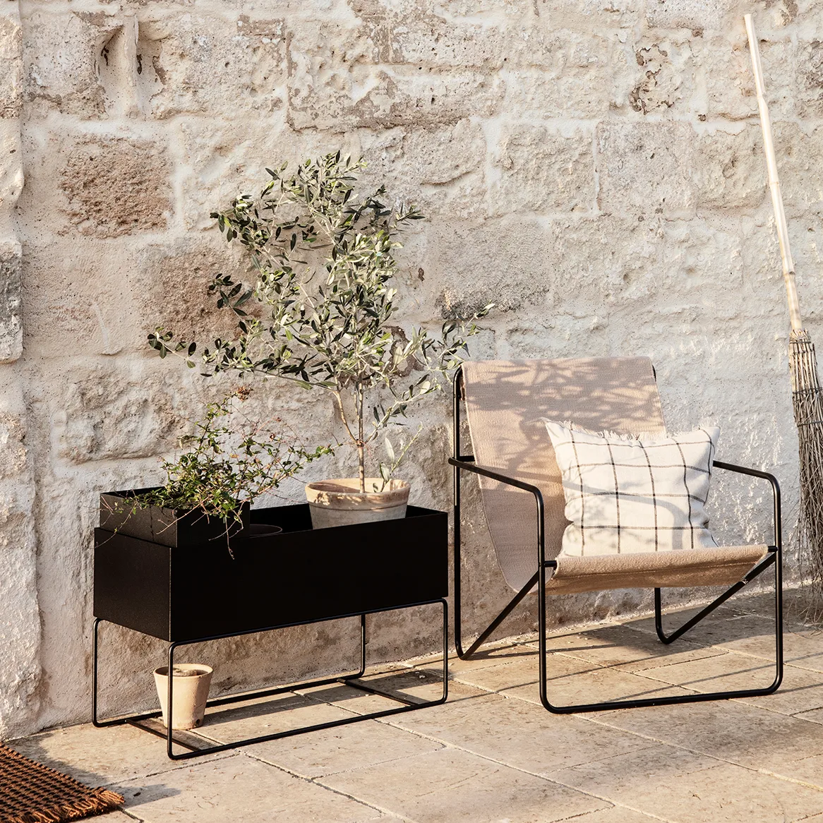 Ferm Living plant κουτί μεγάλο, Μαύρο Ferm Living