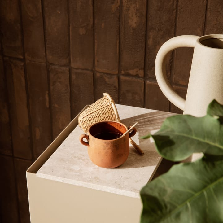 Ferm Living plant μαρμάρινο κουτί δίσκος, μπεζ Ferm Living