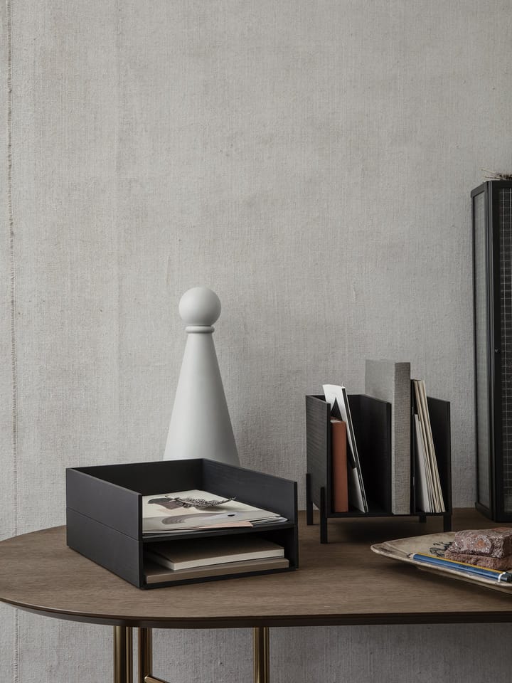 Ferm Living δίσκος για γράμματα, Σκούρα βερνικωμένη δρυς Ferm Living