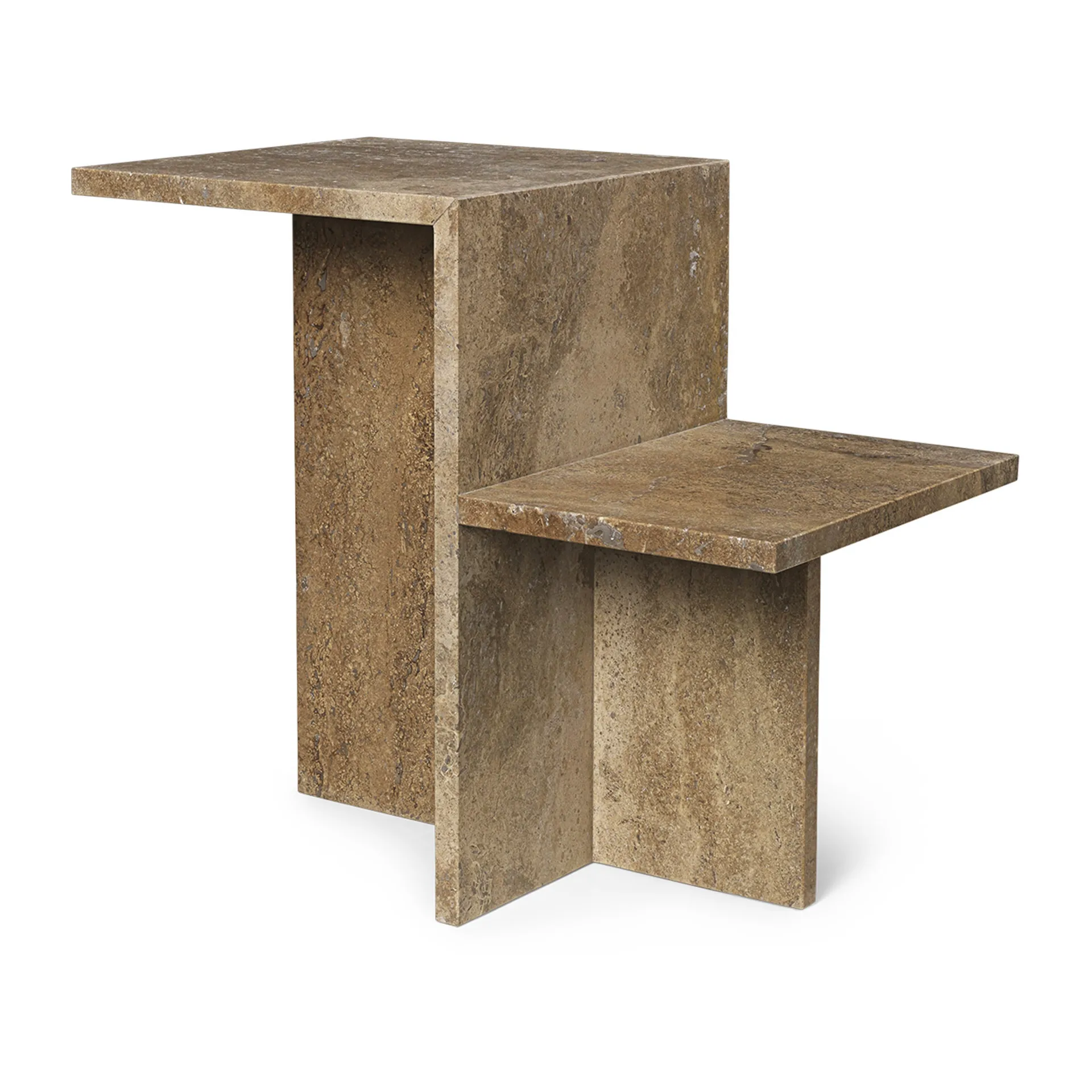 Feve τραπέζι 160x86x73 εκ., Dark Brown Travertine Ferm Living