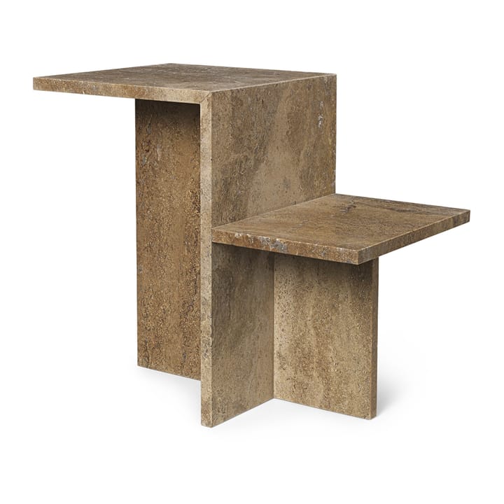 Feve τραπέζι 160x86x73 εκ. - Dark Brown Travertine - Ferm Living