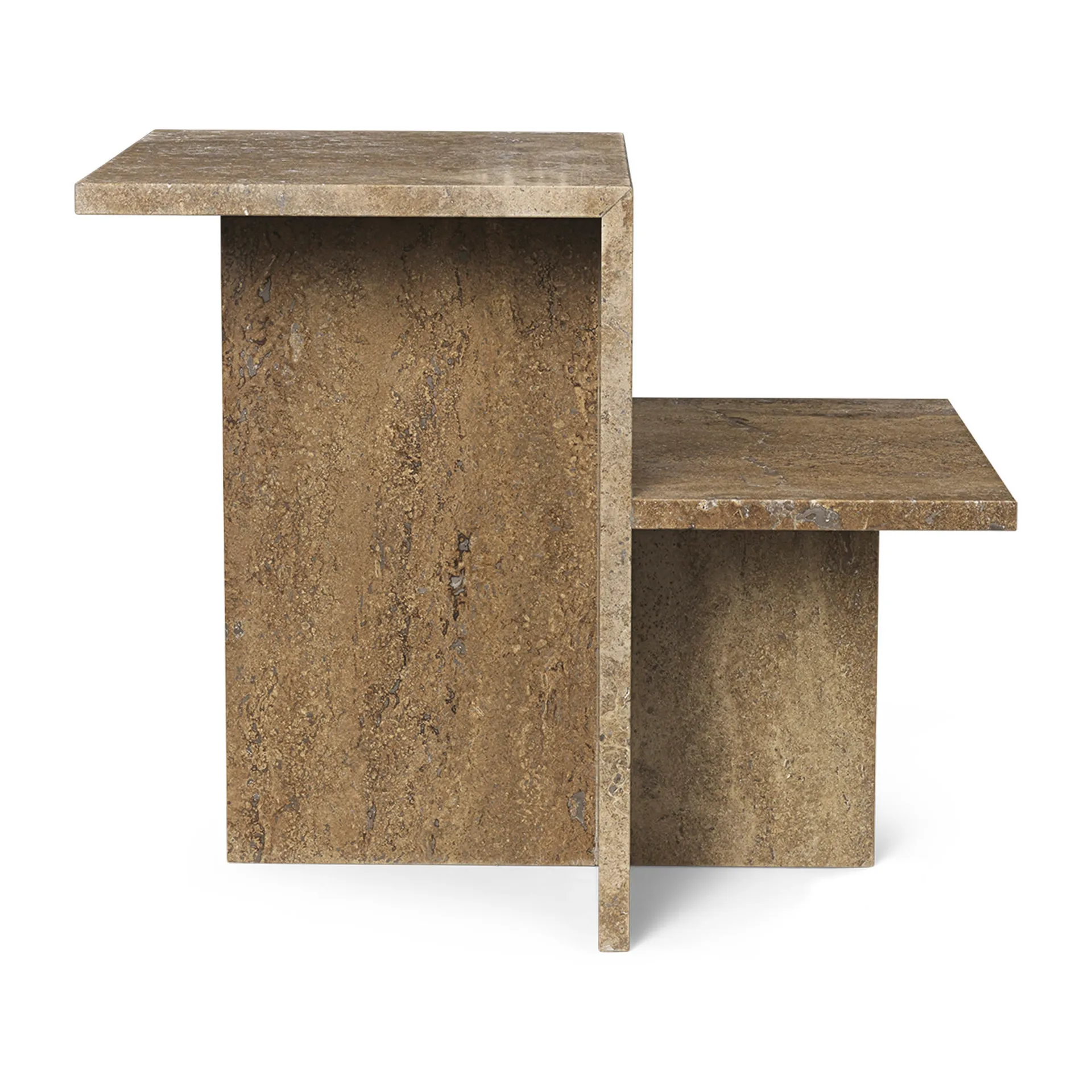 Feve τραπέζι 160x86x73 εκ., Dark Brown Travertine Ferm Living