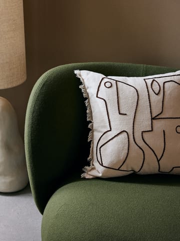 Figure μαξιλαροθήκη 50x50 cm - Ανοιχτό καφέ-κρεμ - Ferm Living