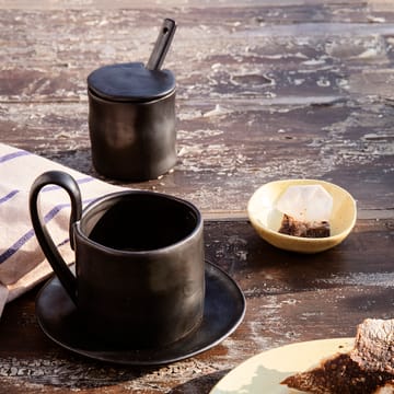 Flow μικρό πιάτο 15 cm - μαύρο - Ferm Living