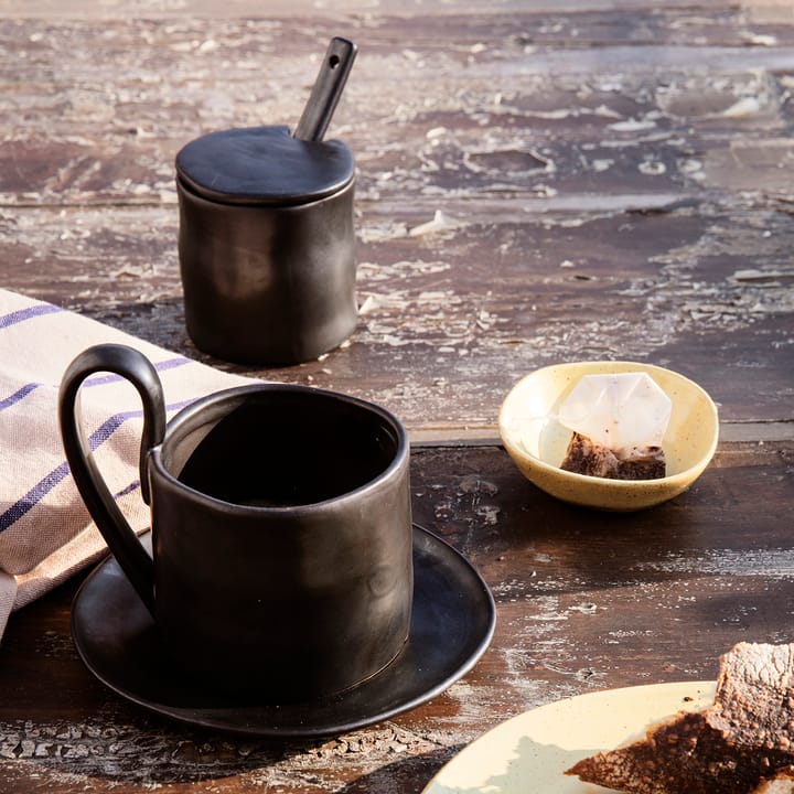 Flow μικρό πιάτο 15 cm, μαύρο Ferm Living