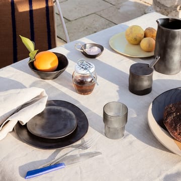 Flow μικρό πιάτο 15 cm - μαύρο - Ferm Living