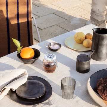 Flow βάζο μαρμελάδας με κουτάλι - μαύρο - Ferm Living