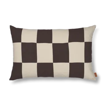 Fold patchwork κάλυμμα μαξιλαριού 40x60 cm - Coffee-undyed - Ferm Living