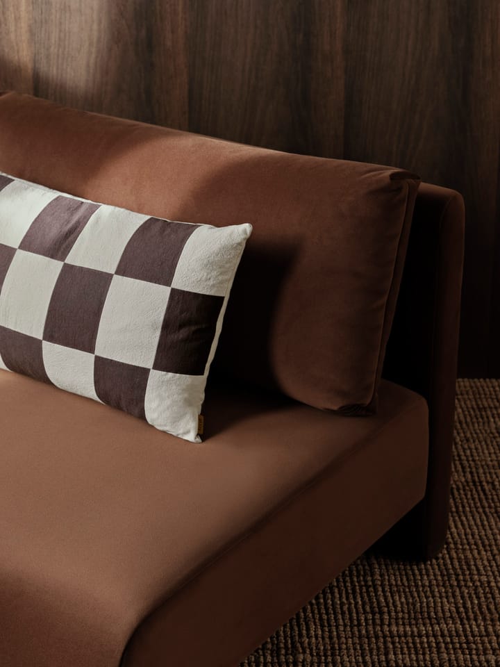 Fold patchwork κάλυμμα μαξιλαριού 40x60 cm, Coffee-undyed Ferm Living