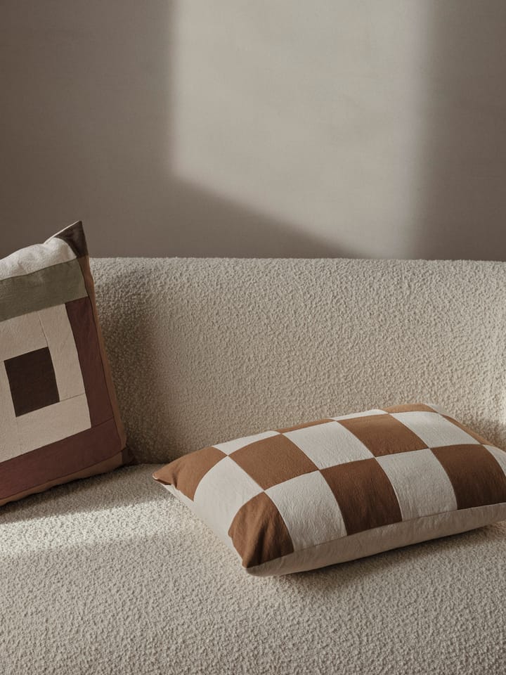 Fold patchwork κάλυμμα μαξιλαριού 40x60 cm, Sugar kelp-undyed Ferm Living