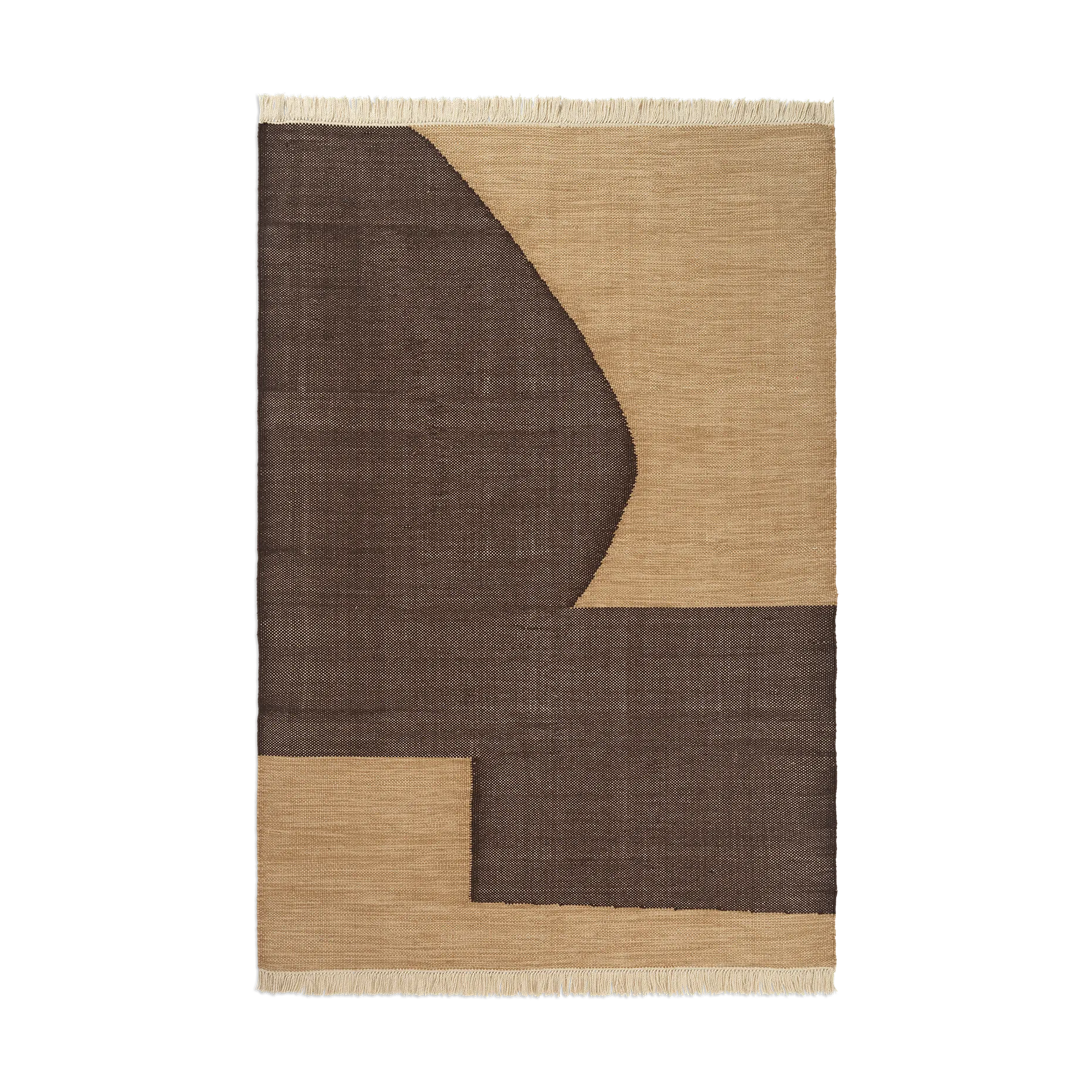 Forene χαλί, Tan-Chocolate, 140x200 cm Ferm Living