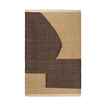 Forene χαλί - Tan-Chocolate, 140x200 cm - Ferm Living