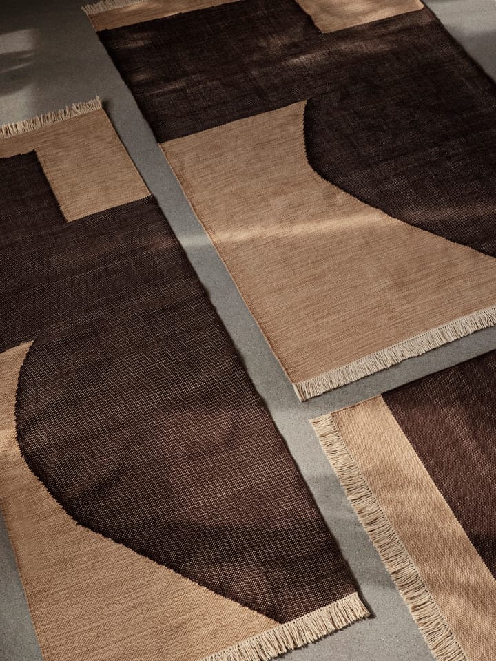Forene χαλί, Tan-Chocolate, 140x200 cm Ferm Living