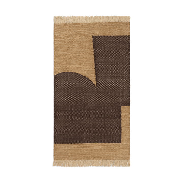 Forene χαλί - Tan-Chocolate, 80x140 cm - Ferm Living