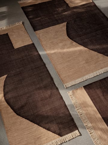 Χαλί διαδρόμου Forene - Tan-Chocolate, 80x200 cm - Ferm Living