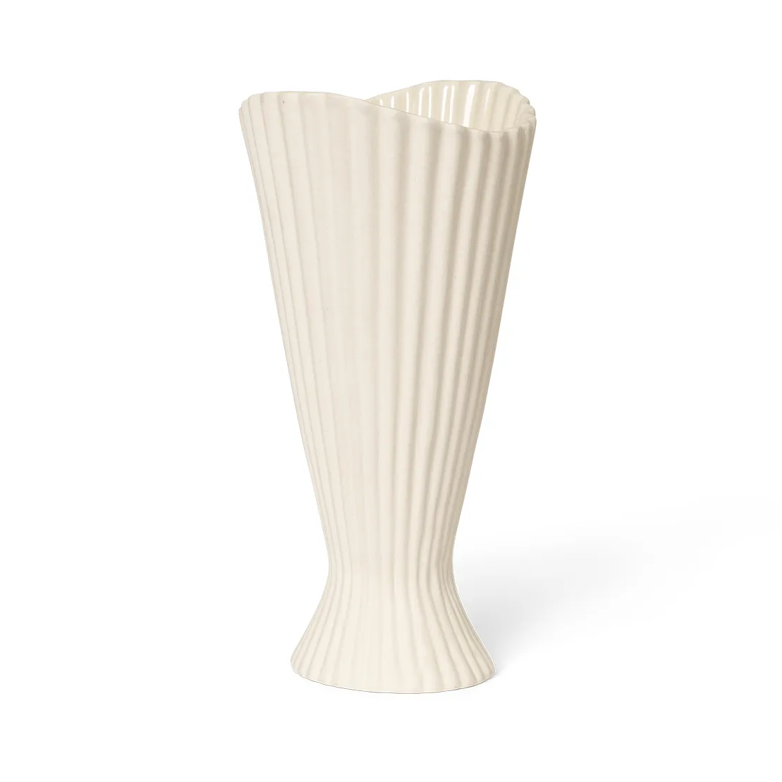 Fountain βάζο 23 cm, Off white Ferm Living