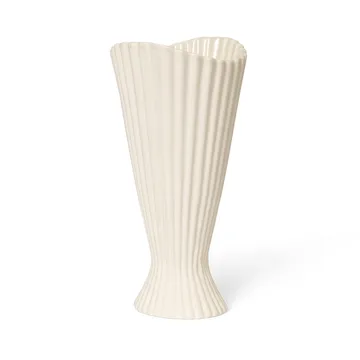 Fountain βάζο 23 cm - Off white - Ferm Living