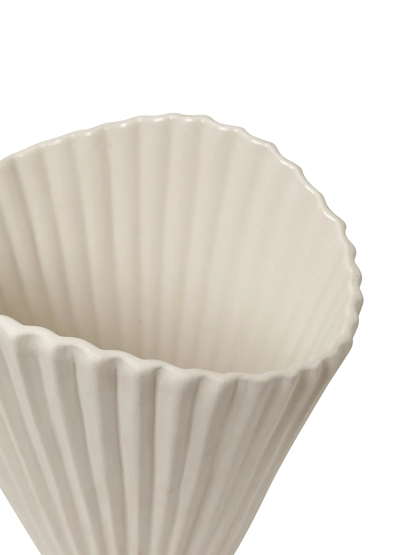 Fountain βάζο 30,5 cm, off white Ferm Living