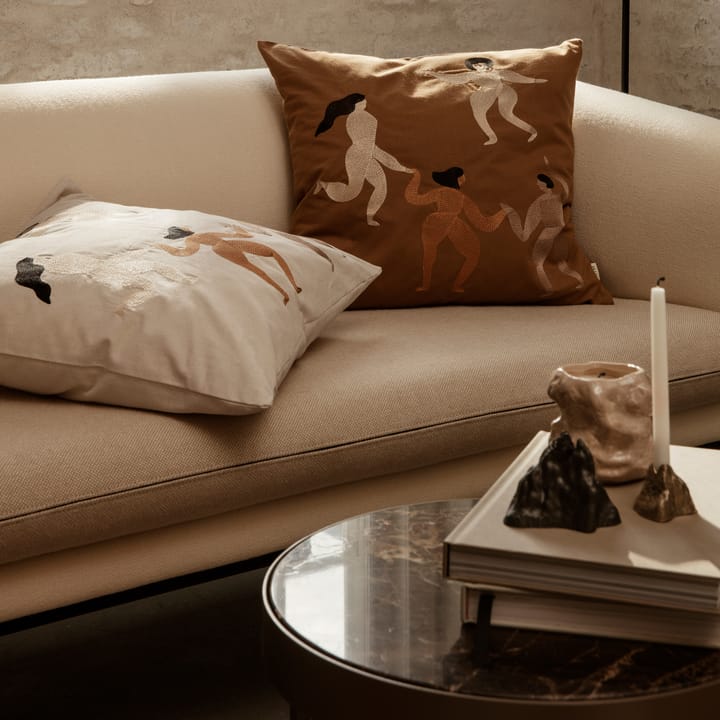 Free μαξιλάρι 50x50 cm, καφέ φύκια Ferm Living