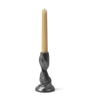 Gale κηροπήγιο 13 cm - Blackened Aluminium - Ferm Living