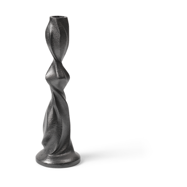 Gale κηροπήγιο 25 cm - Blackened Aluminium - Ferm Living