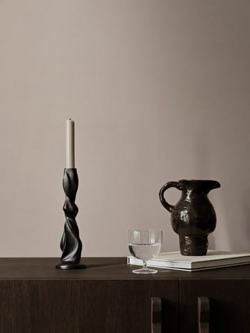 Gale κηροπήγιο 25 cm - Blackened Aluminium - Ferm Living