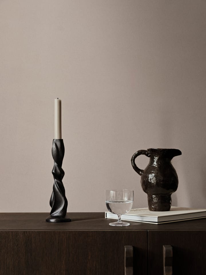 Gale κηροπήγιο 25 cm, Blackened Aluminium Ferm Living