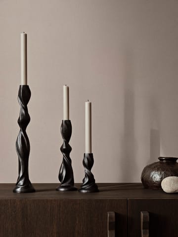 Gale κηροπήγιο 25 cm - Blackened Aluminium - Ferm Living