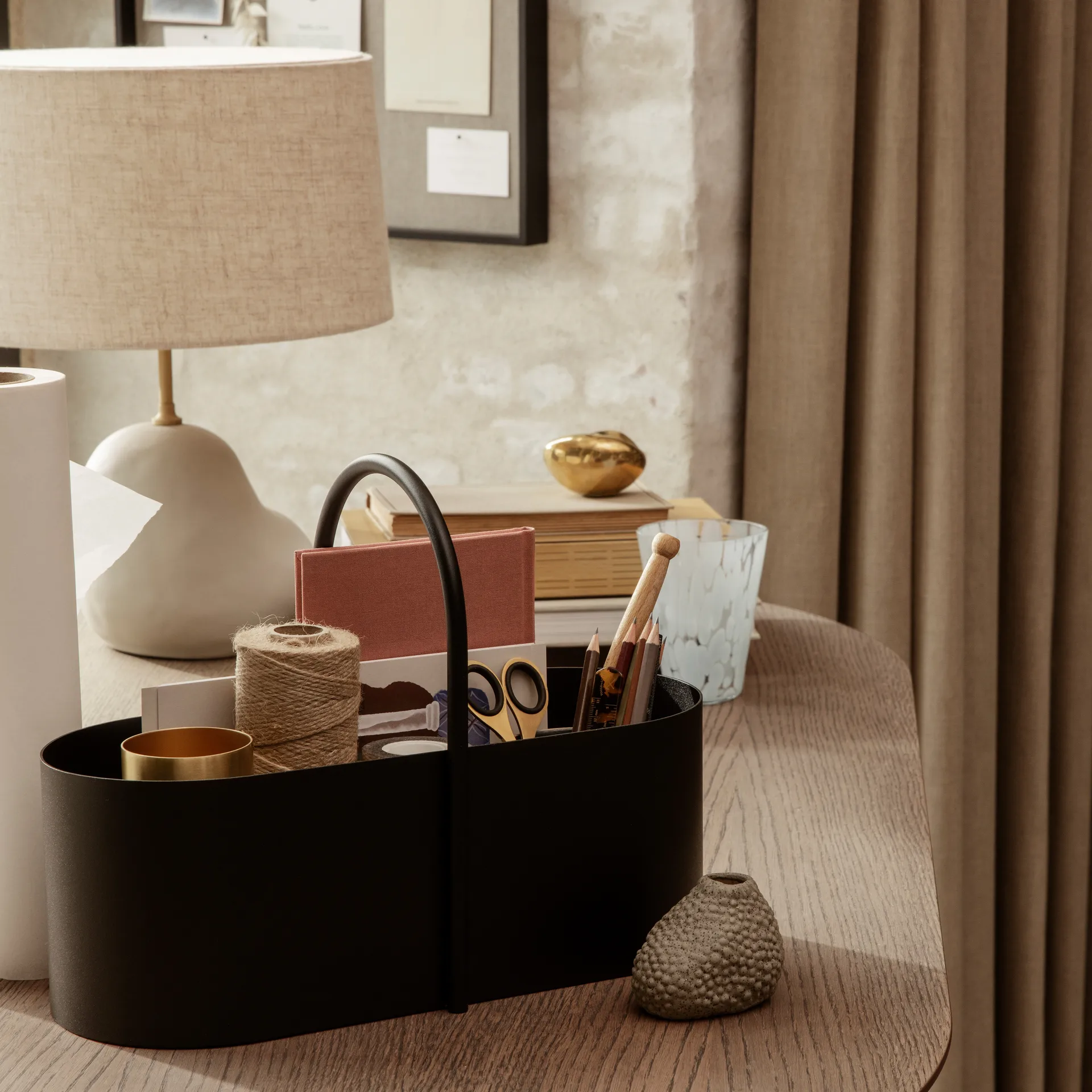 Grib Toolbox κουτί αποθήκευσης, μαύρο Ferm Living