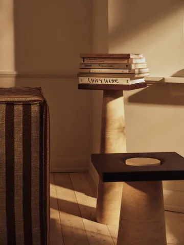 Βάθρο Grova - Travertine, 30x30x80 εκ. - Ferm Living