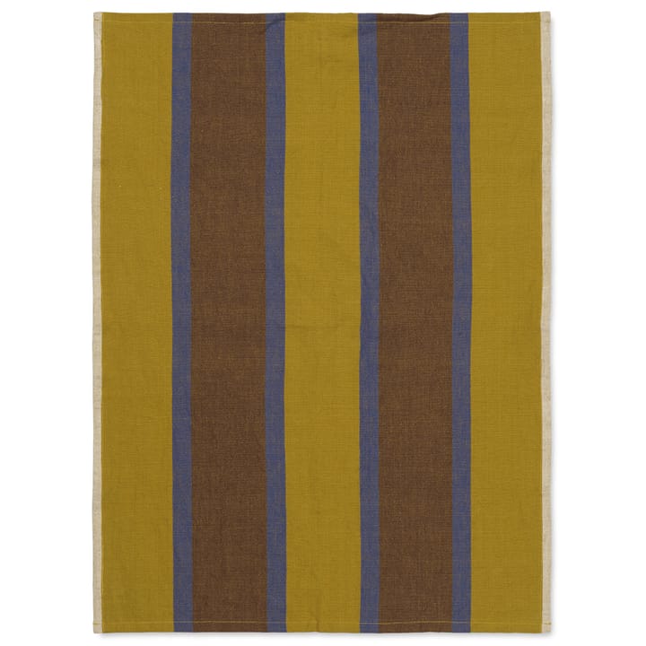 Hale πετσέτα κουζίνας 50x70 cm - Μοσχολέμονο-γαλάζιο-σοκολάτα - Ferm Living