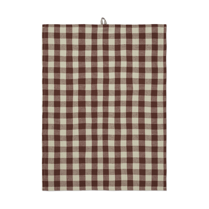 Hale πετσέτα κουζίνας 50x70 cm - Cinnamon-grey green - Ferm LIVING