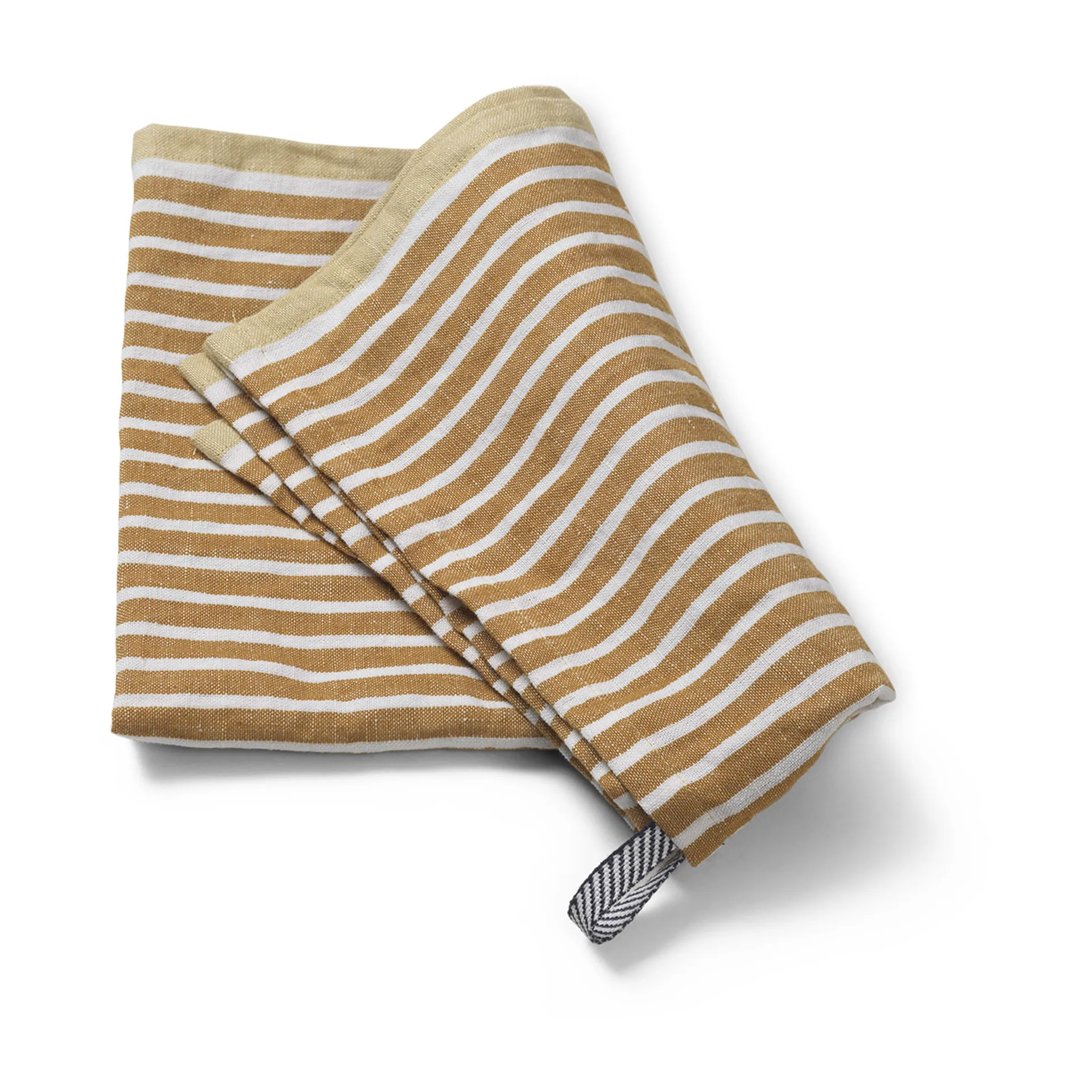 Hale πετσέτα κουζίνας 50x70 cm, Golden brown-silver fern Ferm Living